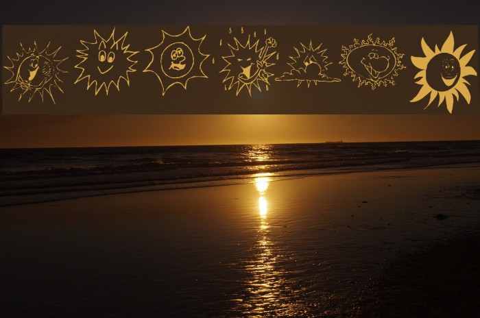 KR Sun Dings Font examples
