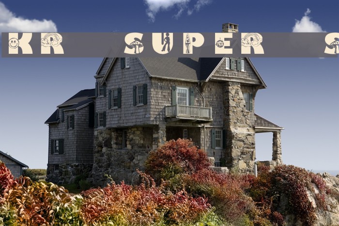 KR Super 70's Font examples