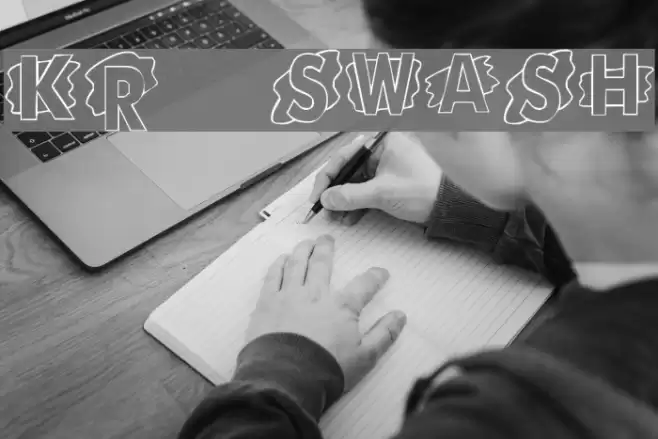 KR Swash フォント examples