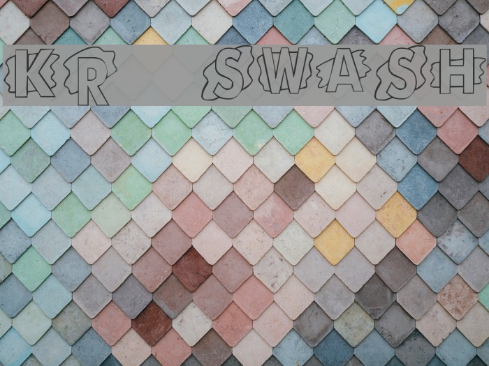 KR Swash Font examples