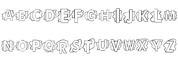 KR Swash Font LOWERCASE