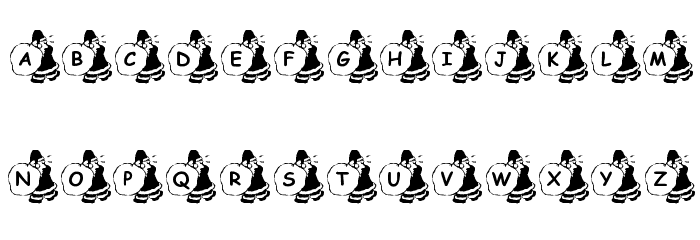 KR Sweatin' Santa Font OTHER CHARS
