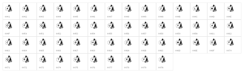 KR Sweatin' Santa Character Map