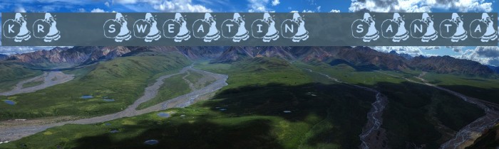 KR Sweatin' Santa Font examples