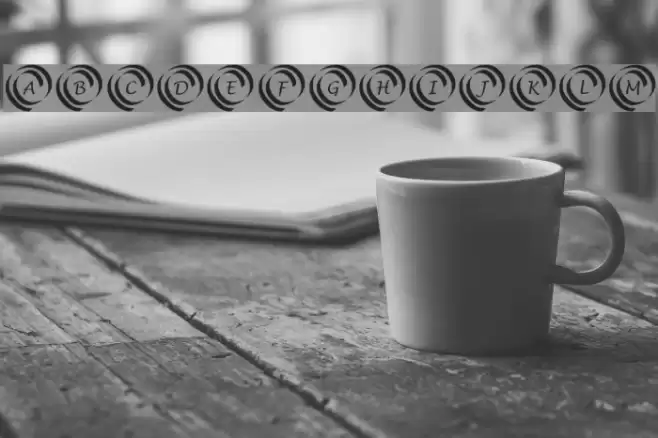 KR Swirl Schriftart examples