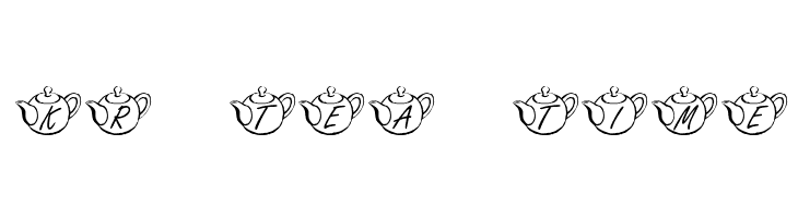 KR Tea Time Font