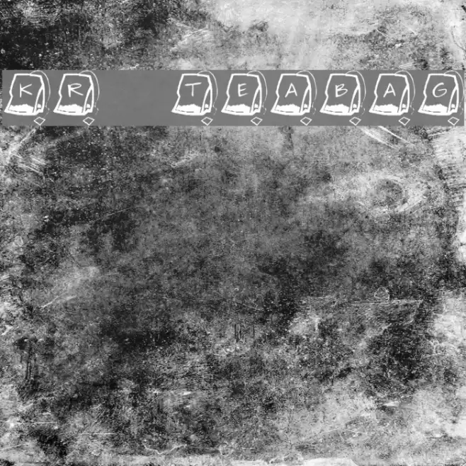 KR Teabag Font examples