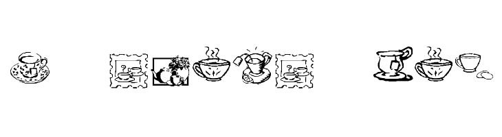KR Teatime Dings Font