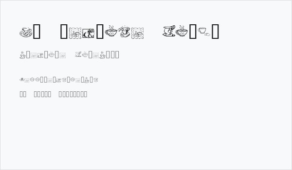KR Teatime Dings Business Card