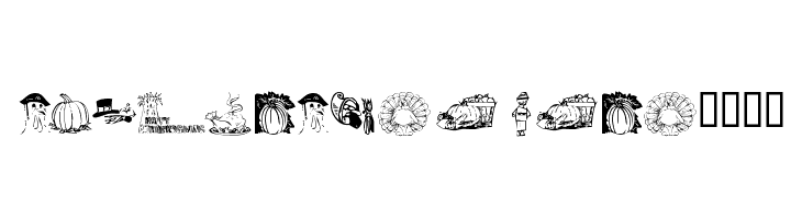 KR Thanksgiving 2002 Font