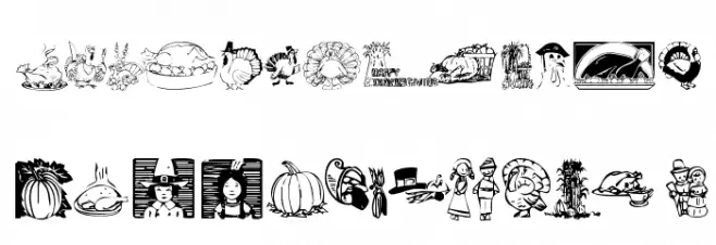 KR Thanksgiving 2002 Font Litere mari
