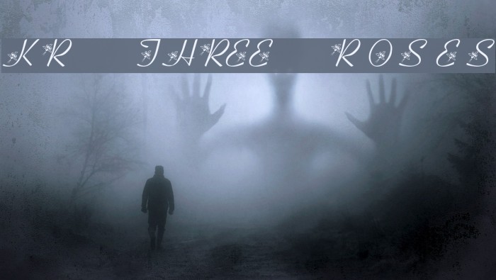 KR Three Roses Font examples