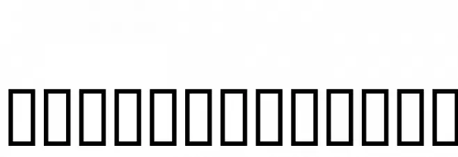 KR Toon Numbers Caratteri MAIUSCOLE