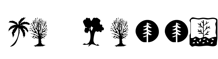 KR Trees  フリーフォントのダウンロード