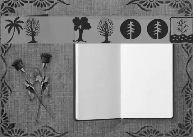 KR Trees Font examples