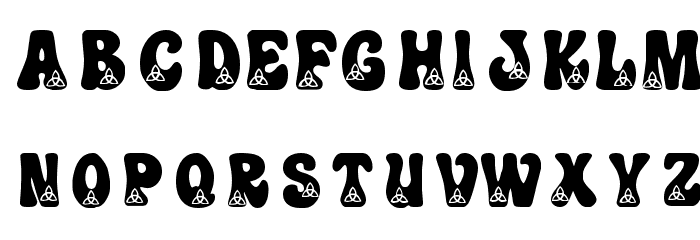 KR Trilobe Font LOWERCASE