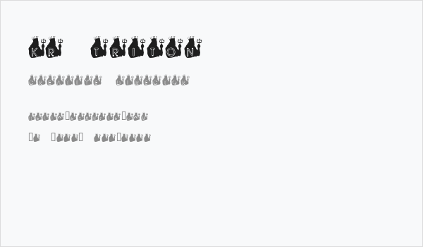 KR Triton Business Card