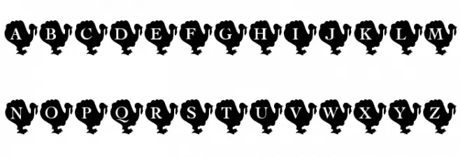 KR Turkey Time Schriftart Groß