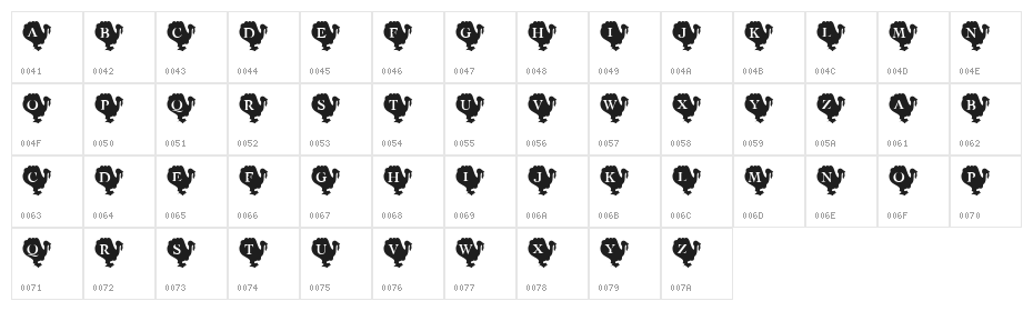 KR Turkey Time Character Map