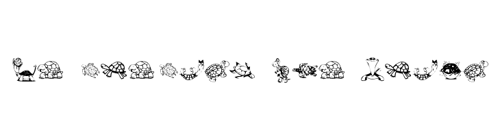 KR Turtles For Julie  免费字体下载