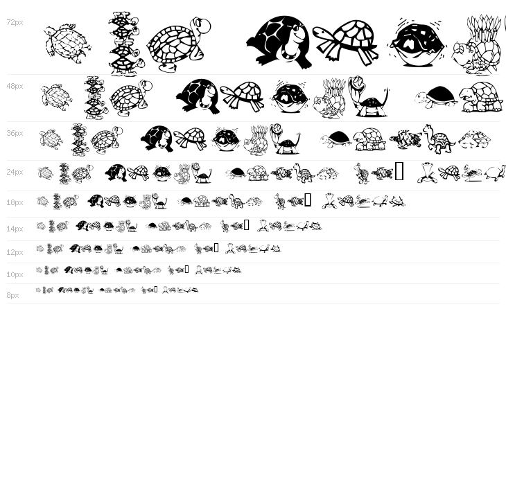 KR Turtles For Julie Waterfall