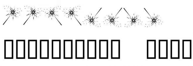 KR Twink Two Font OTHER CHARS