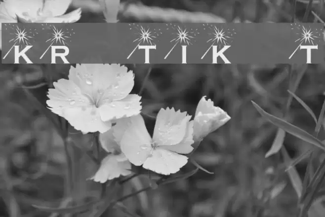 KR Twink Two Font examples