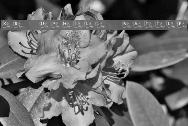 KR Uphill Battle Font examples