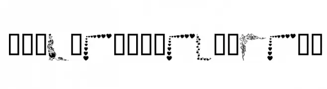 KR Valentine Borders  Frei Schriftart Herunterladen