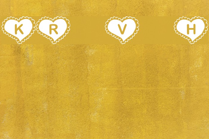 KR Valentine Heart फ़ॉन्ट examples