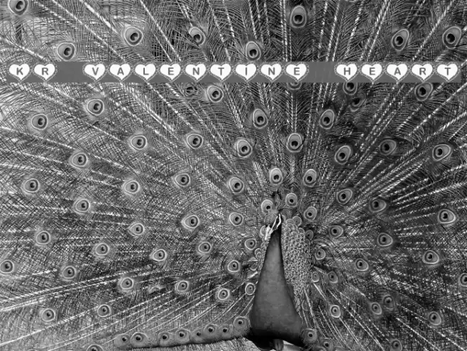 KR Valentine Heart Font examples