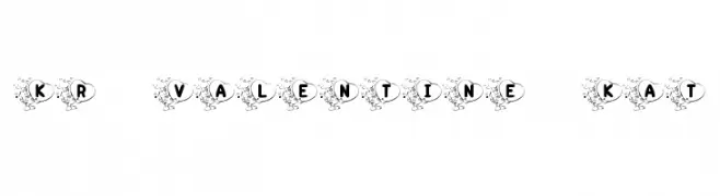 KR Valentine Kat  font caratteri gratis