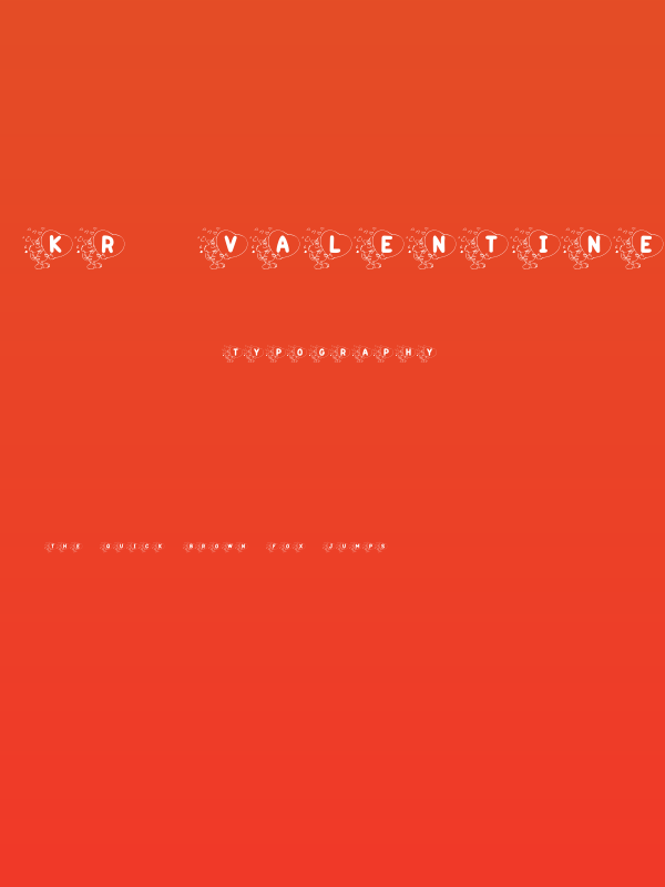 KR Valentine Kat Poster