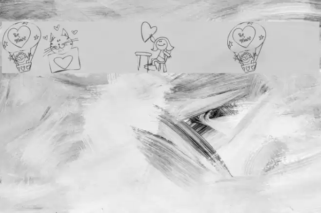 KR Valentine Kids 2006 Font examples