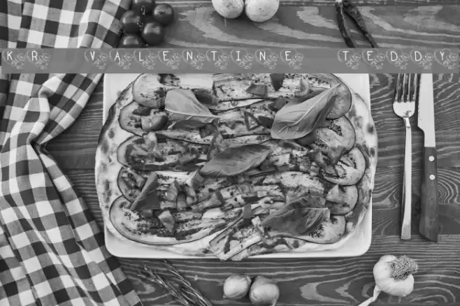 KR Valentine Teddy Font examples