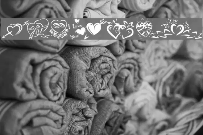 KR Valentines 2006 Four Font examples