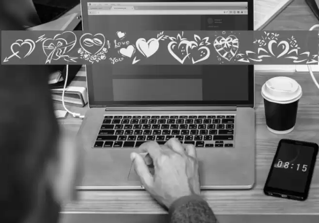 KR Valentines 2006 Four Font examples