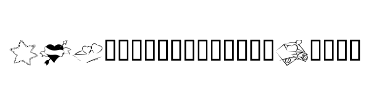 KR Valentines 2006 Seven Font