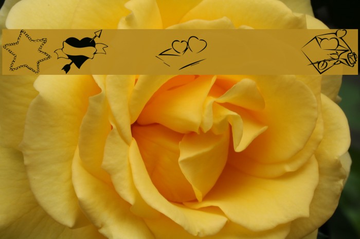 KR Valentines 2006 Seven Font examples