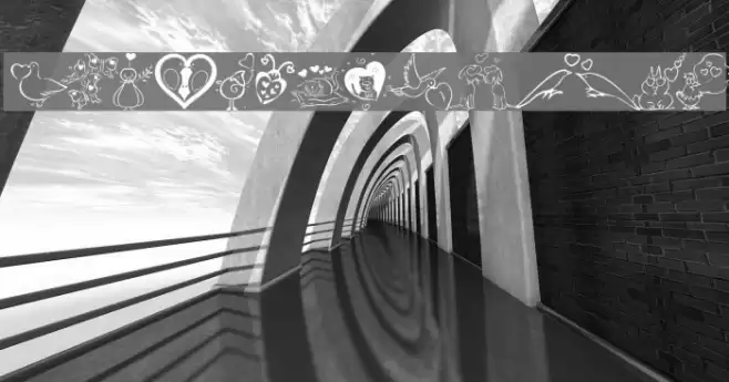 KR Valentines 2006 Three Font examples