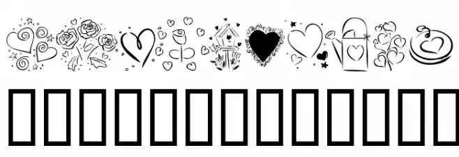 KR Valentines 2006 फ़ॉन्ट अपरकेस