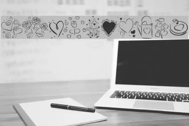 KR Valentines 2006 Font examples