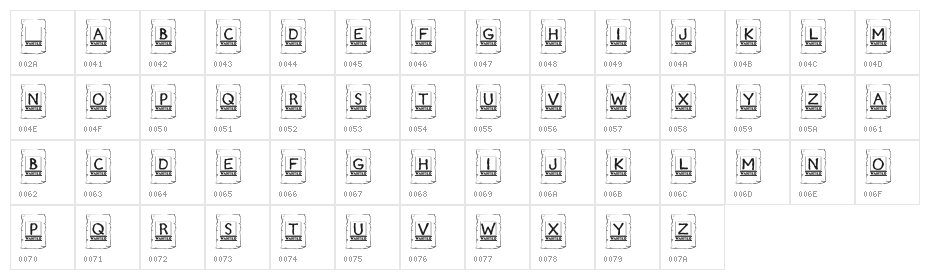 KR Wanted! Character Map