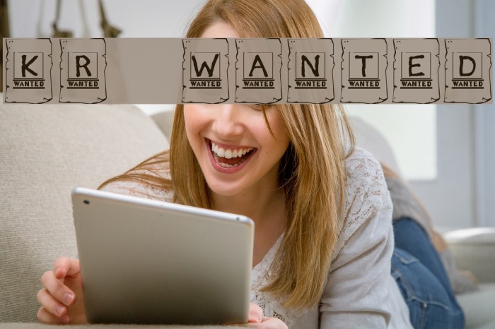 KR Wanted! Font examples