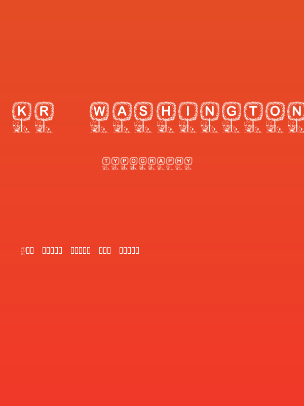KR Washington Poster