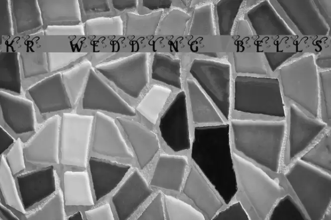 KR Wedding Bells Font examples