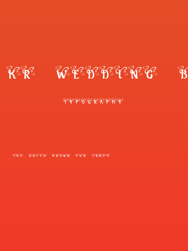 KR Wedding Bells Poster