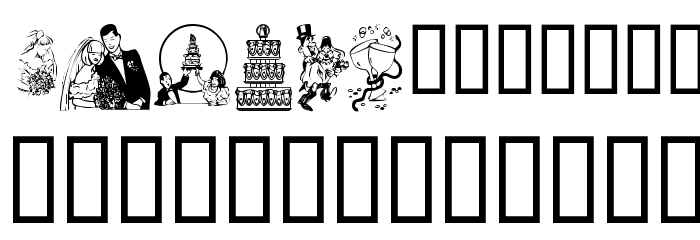 KR Wedding Font OTHER CHARS
