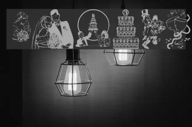 KR Wedding フォント examples