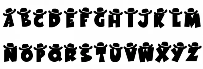 KR Western Wear 1 Font OTHER CHARS